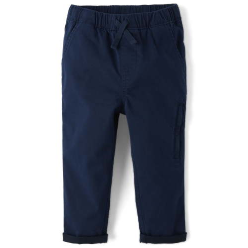 The Children's Place Toddler Boys Pull-On Roll Cuff Chino Pant, Sizes 6M-5T