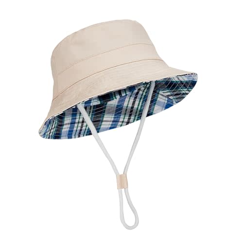 Durio UPF 50+ Beach Baby Sun Hat Sun Protection Cute Wide Brim Summer Baby Boy Bucket Hats Toddler Sun Hats for Girl
