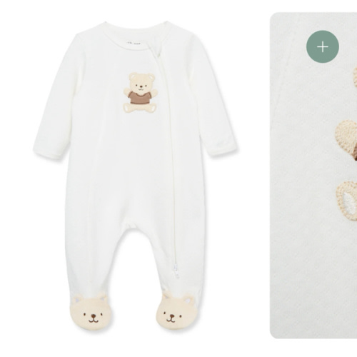 Gentle Bear 2-Way-Zip Footie