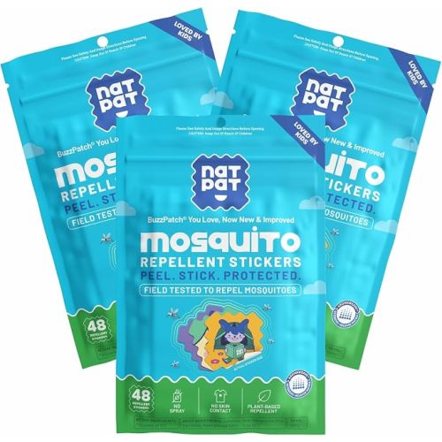 NATPAT Buzz Patch Mosquito Stickers for Kids - Plant Based Ingredients (3)