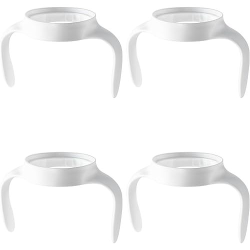 CHUBBIEE Baby Bottle Handle for MAM, Compatible Bottle Holder for Mam 5, 9, 11oz Bottles, Pack of 4
