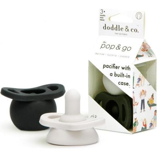 Pop & Go Twin Pack, Cream/Coal - Doddle & Co | Maisonette
