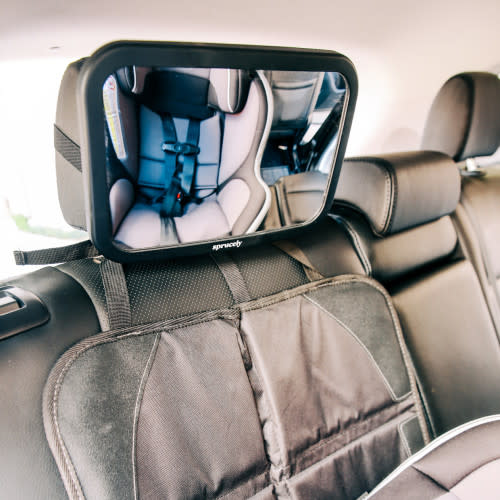 Sprucely Back Seat Mirror - Black