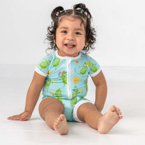 Pickle Power Romper by Little Sleepies