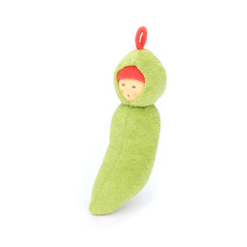 Nanchen Organic Green Bean Baby Rattle