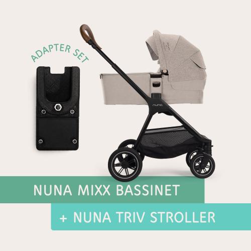 Nuna MIXX Bassinet to Nuna TRIV Stroller ADAPTER
