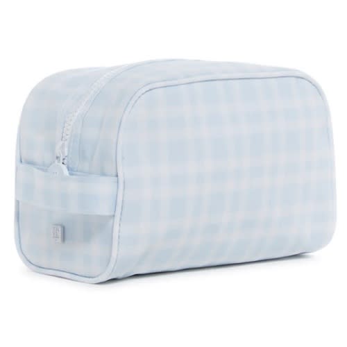Stow It - Pimlico Plaid Blue Dopp Bag