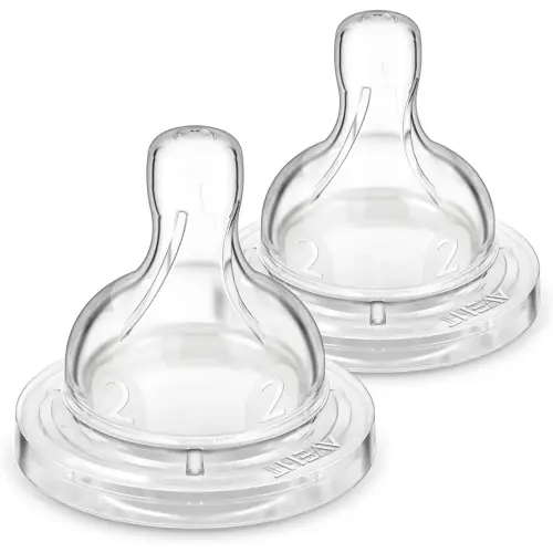 Philips Avent Anti-Colic Baby Bottle Flow 2 Nipple, 2pk, SCY762/02