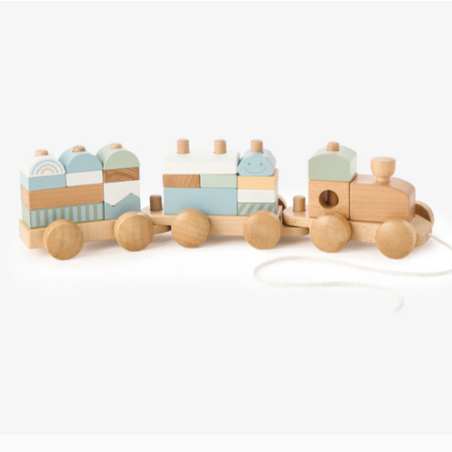 Wooden Push Toy Train