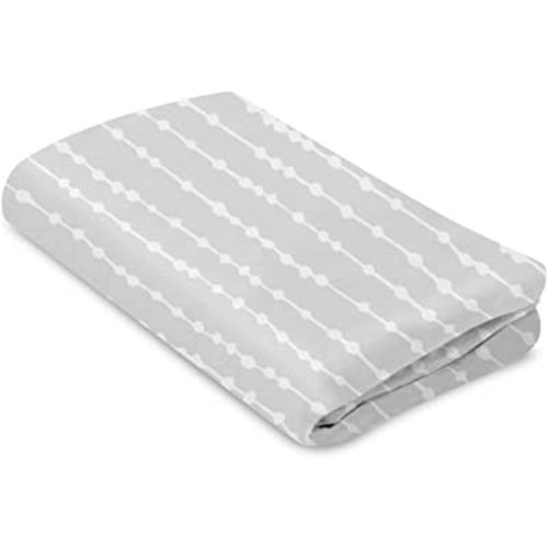 4moms mamaRoo Sleep Waterproof Bassinet Sheet - Beads, Grey