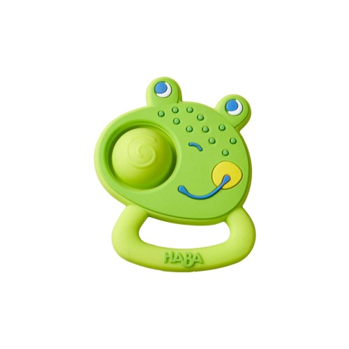 Popping Frog Silicone Teething & Clutching Toy