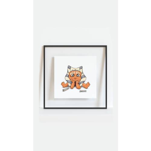 Baby Ahsoka Star Wars Nursery Art Print