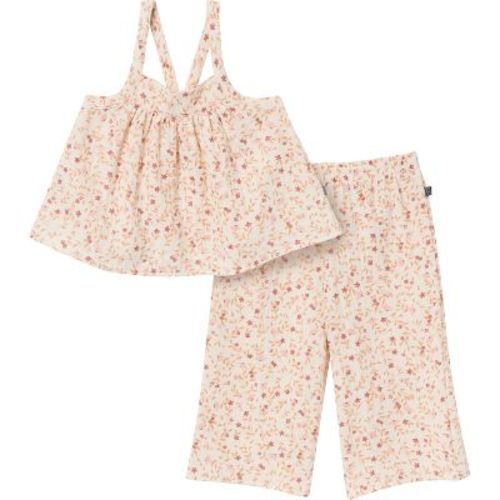 Modern Moments™ by Gerber Mommy & Me Toddler and Adult 2-Piece Top and Cropped Pants Set, Beige Vine Floral, 18 Months