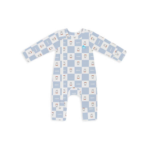 Romper Snug Fit Viscose from Bamboo Blue Miffy Checker