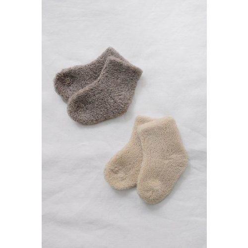 Yahae, Organic Cotton x Yak Blended Pile Socks