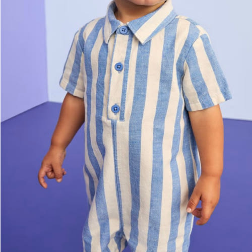 Baby Linen Romper