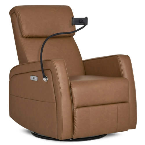 Evolur Maverick Power Recline Glider with Device Holder