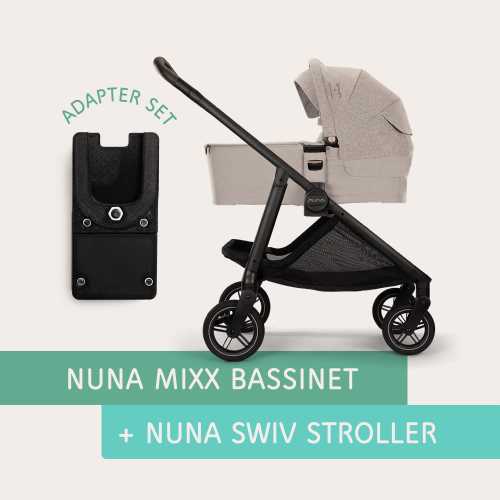 Nuna MIXX Bassinet to Nuna SWIV Stroller ADAPTER