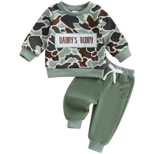 Aunties Baby Clothes Boy Sweatshirt Pant Set Fall Outfit