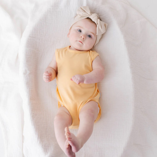 Honey Butter Snuggle Bug Sleeveless Bodysuit