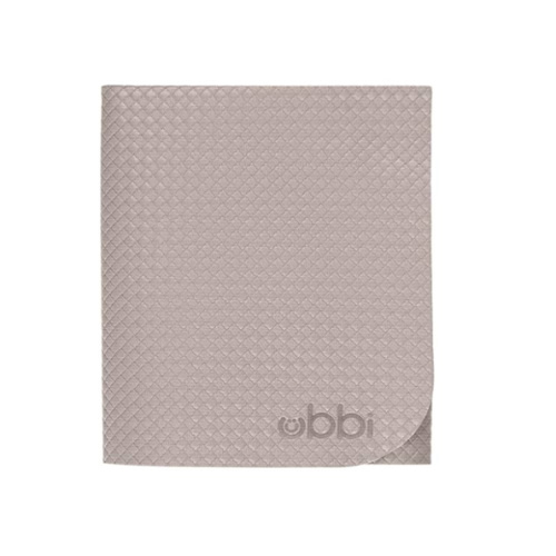 Ubbi On-The-Go Diaper Changing Baby Mat, Soft and Comfortable Diaper Bag Accessory Must Have for Newborns, Easy to Clean, Portable Folding Pad, Baby Traveling Accessories, Taupe