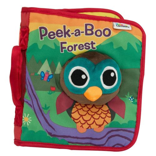 Lamaze Peek-a-Boo Forest Soft Book: Educational Focus, Language Skills, Fine Motor Skills, Crib Toys and Soothers