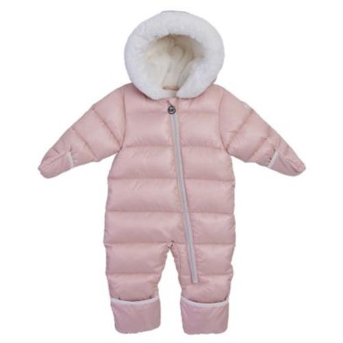 Baby Girls Faux Fur Pram Snowsuit