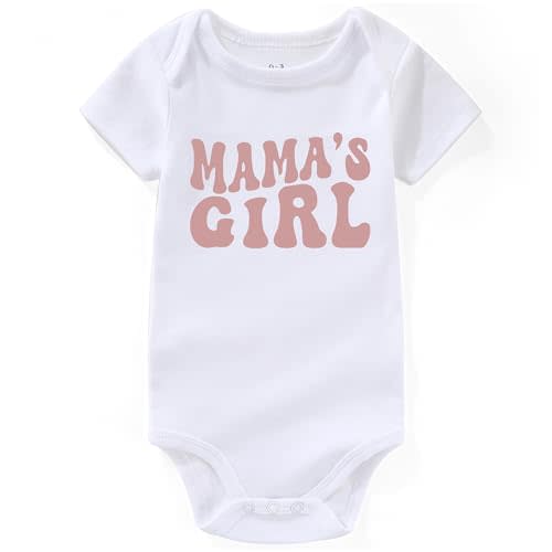 Mamas Girl newborn Outfit Mommys Girls Baby Clothes Mamas Bestie Mini infant bodysuit