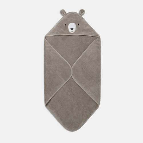 Hooded Bear Baby Bath Towel | Organic Cotton | MORI US