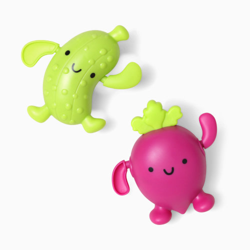 Itzy Ritzy Silly Swimmers Bath Toy - Pickle & Beet
