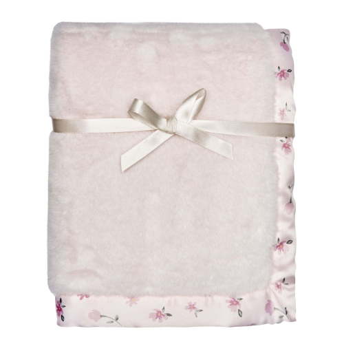 Modern Moments by Gerber Baby 1 Pack Plush Blanket with Satin Trim, Sized 30" x 40" - Walmart.ca