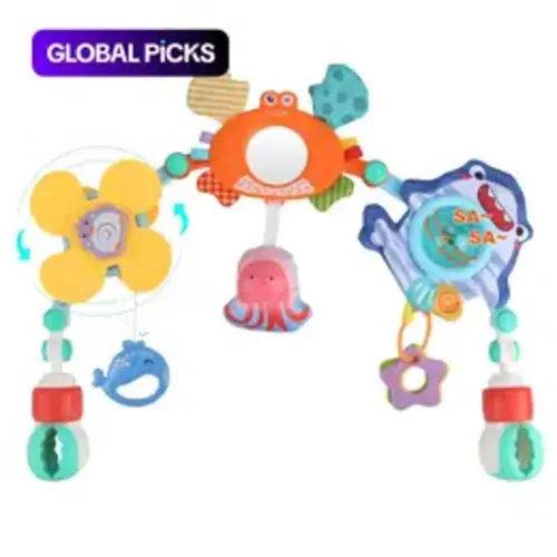 【Biack Friday】Baby Stroller Hanging Toy, 1 Set Multifunction Interactive Sensory Toy for Newborn Early Learning and Baby Entertainment #GLOBAL PICKS - TikTok Shop