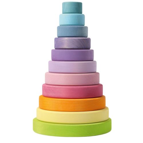 Pastel Wooden Stacking Tower