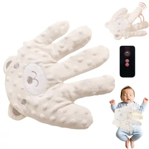 Baby Pillow with Gentle Patter Function, Soothing Palm Design, - TikTok Shop