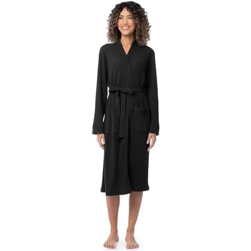 Fruit of the Loom Womens Lightweight Waffle Knit Robe