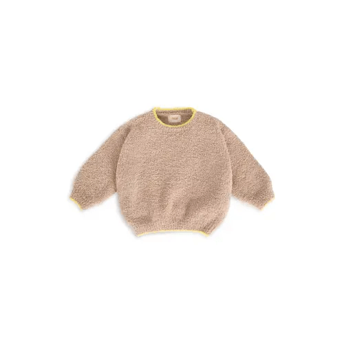 Unisex Fuzzy Boxy Sweater - Pecan