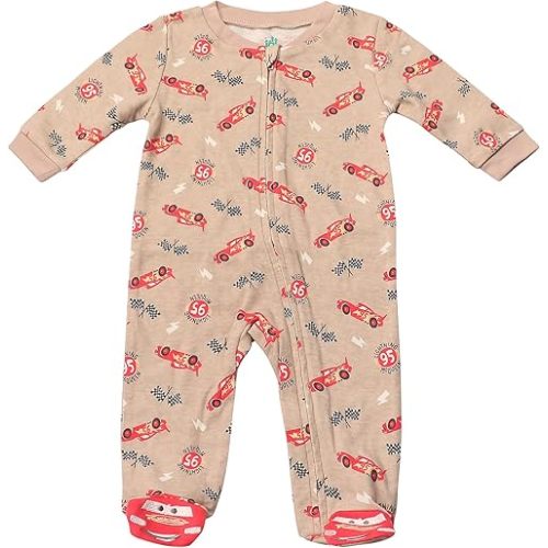 Magic Threadz Disney Clothes Baby Boys Quilted Footed Coveralls – Toy Story, Cars, Winnie the Pooh & Spiderman Infant (0/9M)