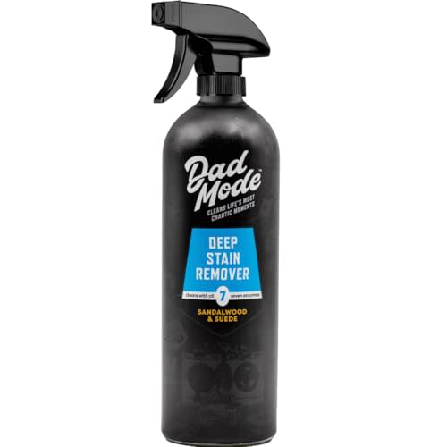 DadMode 7-Enzyme Deep Stain Remover – Heavy Duty Laundry Odor Eliminator for Extreme Clothing Messes Powered by Nuclease (DNAse) - 16oz Refillable Bottle