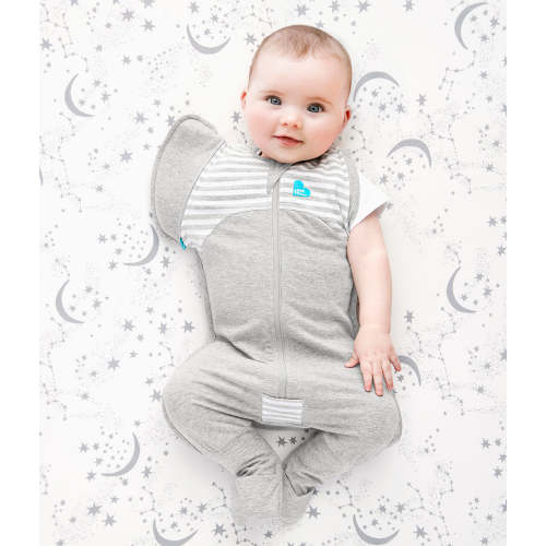 Swaddle Up™ 2-in-1 Transition Suit 1.0 TOG Cotton Gray