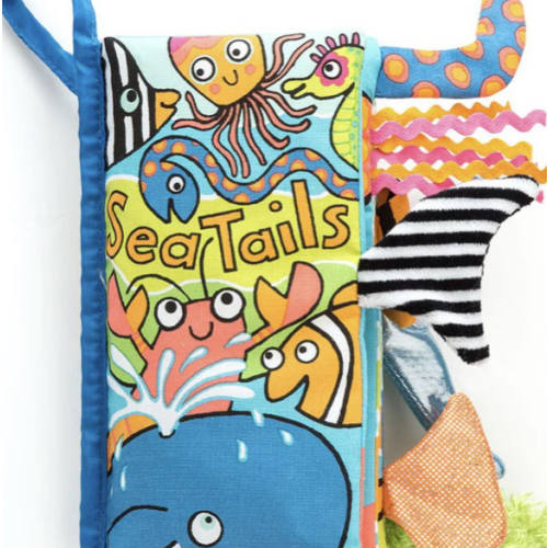 Sea Tails - Crinkly Fabric Book by Jellycat – Pacifier Kids Boutique