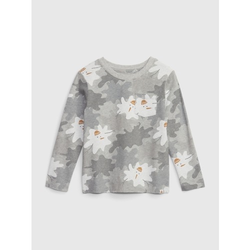Toddler Organic Cotton Mix and Match T-Shirt in light heather grey, size: 4 YRS