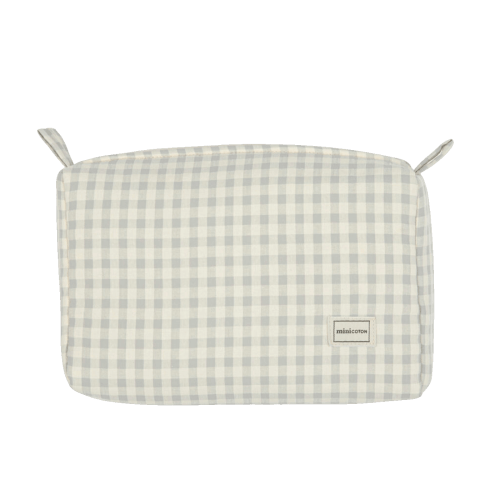 Vichy Blue Toiletry Bag · Minicoton