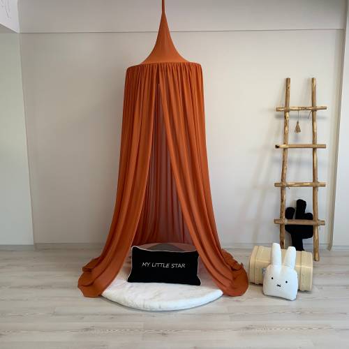 Cinnamon Crib Canopy, Canopy Bed Curtains, Canopy Tent, Brown  Canopy,  Scandinavian Canopy, Boho Canopy For Kids, Play Tent, Nursery Tent
