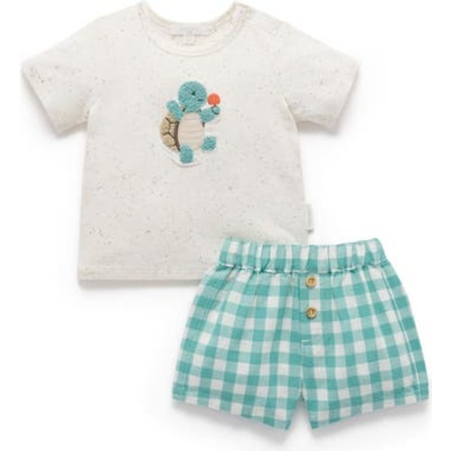 Tee & Gingham Short Set, 6-12M