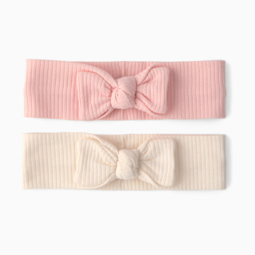Headbands (2 Pack) - Pink/Ivory