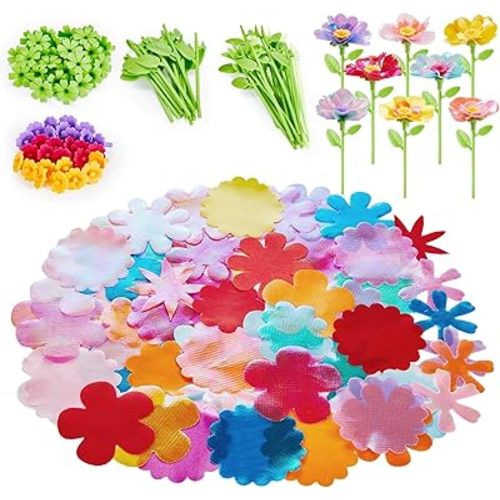 TOGGOT Fabric Flower Bouquet Toys Refill Pack – DIY Arts & Crafts Kit Accessories (Main Kit Not Included)