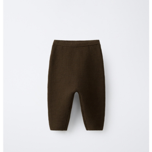 KNIT LINKS PANTS - Brown | ZARA United States