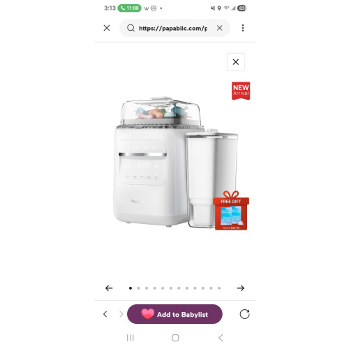 Papablic SafeguardPlus™ Baby Bottle Washer System