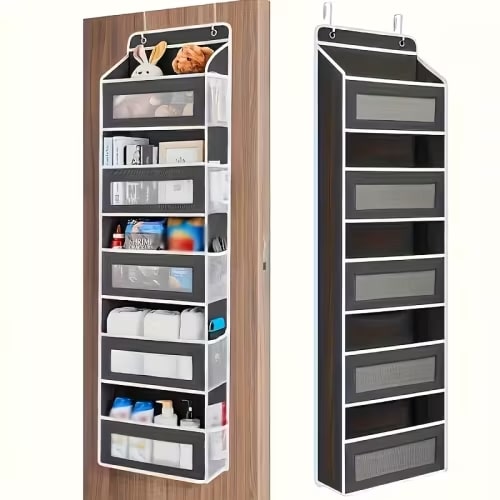 hanging door organizer 5 tier door storage solution - Temu