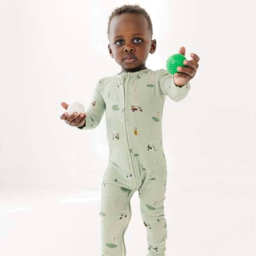 Golf Small Ribbed Zip Romper